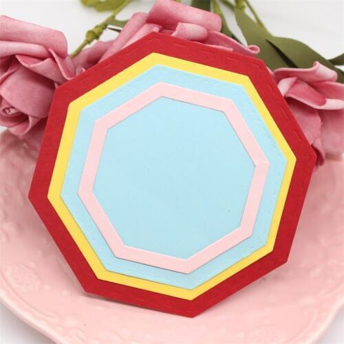 Octagon Metal Cutting Dies for DIY Scrapbooking Stamp/photo album Decorative Embossing DIY Cards