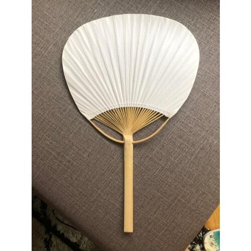 10 pcs/lot wedding White Paddle Fan for wedding decoration