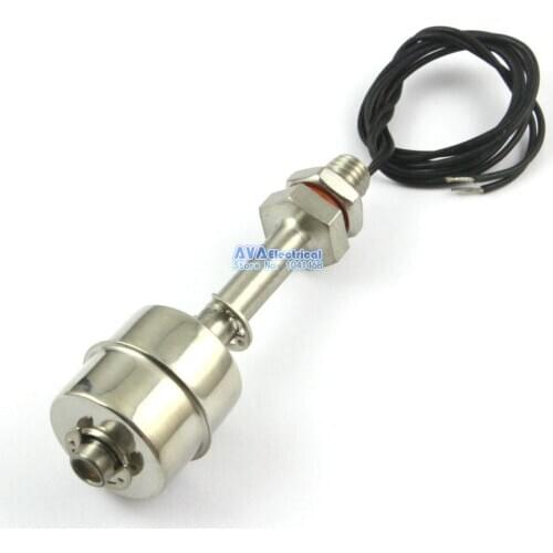 2 Pieces 75mm 100V Stainless Steel Liquid Water Level Sensor Float Switch