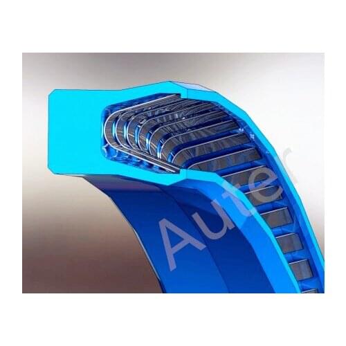 210x197x9.5 PTFE seal Spring-Energized seal Valves /Separator parts dynamic/ static Rotary lip steel Radial rings U shape