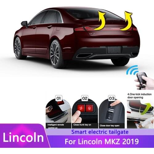 Car Electric Tailgate For Lincoln MKZ 2019 Intelligent Tail Box Door Power Operated Trunk Decoration Refitted Upgrade