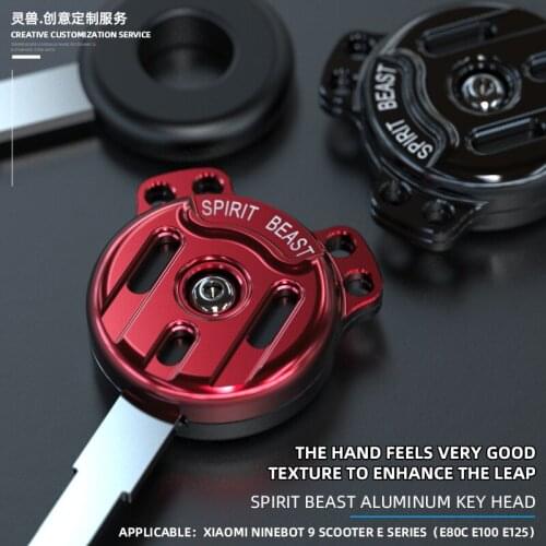 SPIRIT BEAST Motorcycle Key Cover Mount Accessories For xiaomi Ninebot 9 Scooter E80C E100 E125 Key Shell Protection Key Case