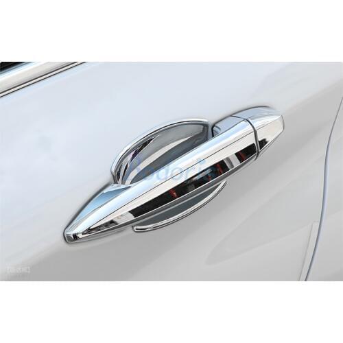 For BMW 2 series F45 X1 F48 X5 F15 X6 F16 Car Styling Door Handle Cover And Bowl Insert Trim Panel Overlay Chrome Accessories