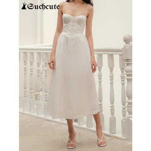 SUCHCUTE Kawaii Dress Women Plaid Print Gothic Vintage Slim Drawstring Short Sleeveless Sweet Lolita Girl Mini Dresses Clubwear