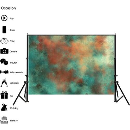 225X150CM Photography Backdrop Cloth Tie-Dyeing Canvas Foldable Background for Video Photo Chroma Key Backdrop Decoration