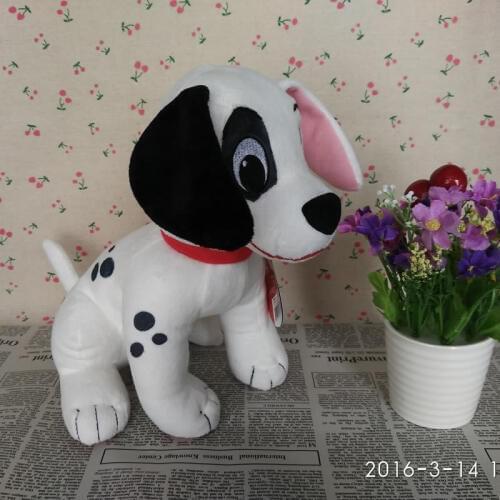 Sitting 28cm=11inch Original Cartoon 101 Dalmatians Dog Stuffed Animal Plush Soft toy for kids gift,Free shipping