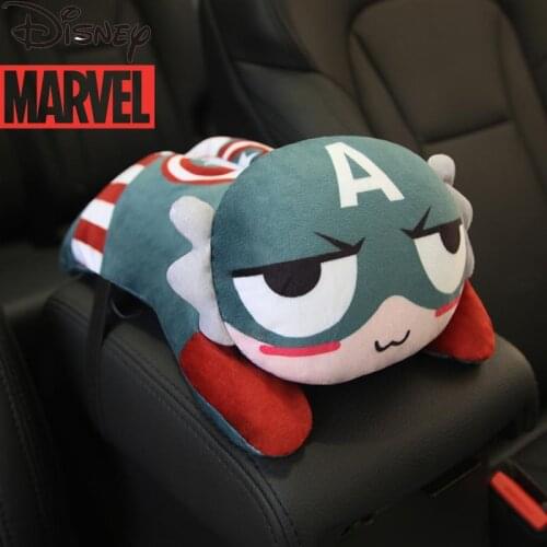 Disney Marvel Cartoon Creative Tissue Box Car Armrest Box Drawer Box Car Seat Back Sun Visor Hanging Cute Interior Supplies