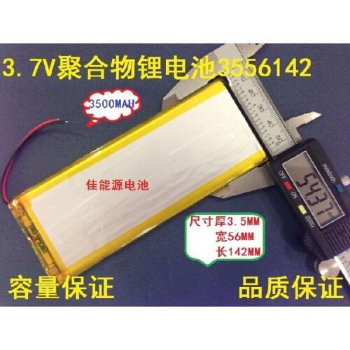 3.7V lithium polymer battery 3556142 3500MAH cube U18GT2 battery U18GT Elite Edition Rechargeable Li-ion Cell