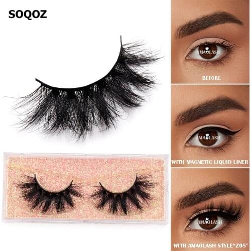 Mink Eyelashes 3D Mink Lashes Thick HandMade Full Strip Lashes Cruelty Free Mink Lashes False Eyelashes Makeup Z01