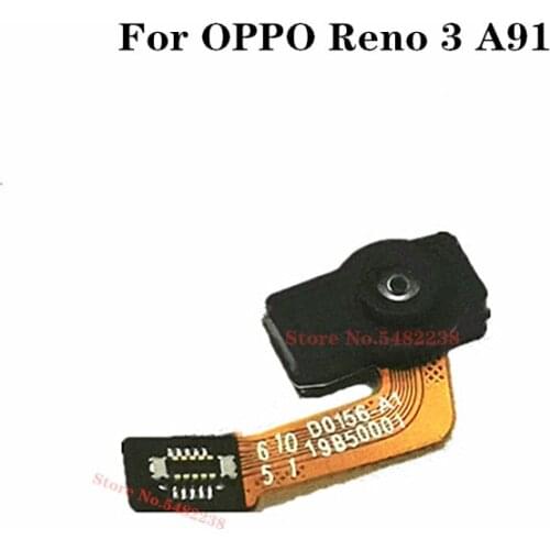 Original Fingerprint Sensor Scanner Flex Cable For OPPO Reno 3 Reno3 Home Button Unlock Touch ID Connector For OPPO A91