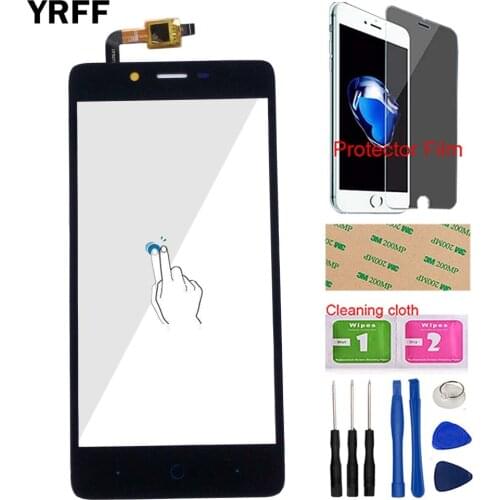 Touch Screen Panel For Elephone P6000 Touch Screen Digitizer Front Glass Lens Sensor Touchscreen Replacement + Protector Film