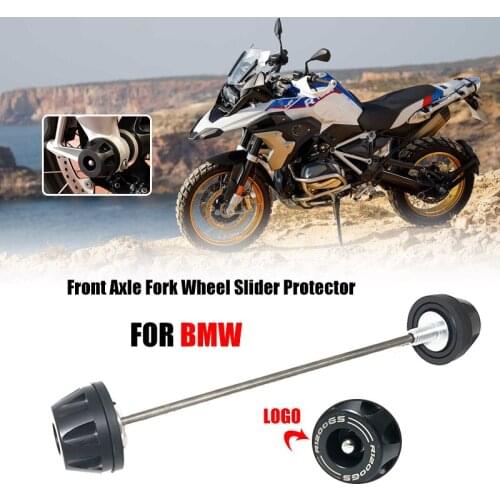 R1200GS R1250GS Front Axle Fork Wheel Slider Protector Crash Pad For BMW R1200GS LC ADV Adventure R1200RT R1250RT Motorcycle