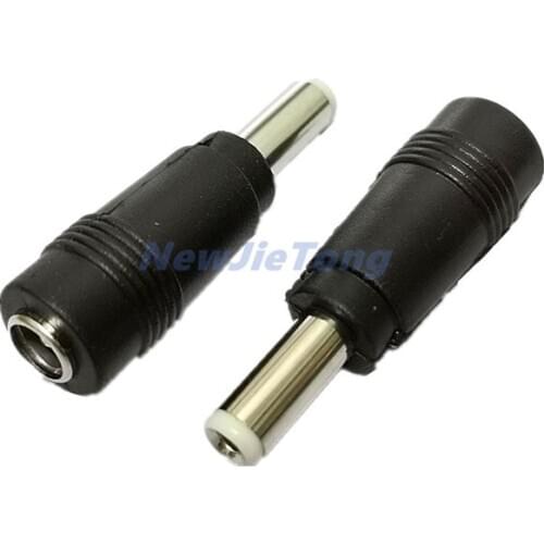 2pcs 5.5 x 2.1mm Female to 5.5 x 2.5mm Male DC Power Connector Adapter Laptop 5.5*2.1 Female to Male 5.5*2.5