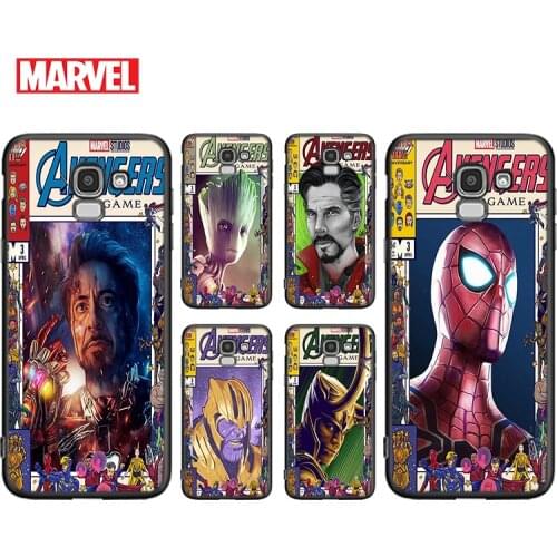 Marvel superhero poster For Samsung Galaxy J8 J7 J6 J5 J4 J3 J530 j730 Duo Core EU Prime Star 2018 2017 2016 Phone Case