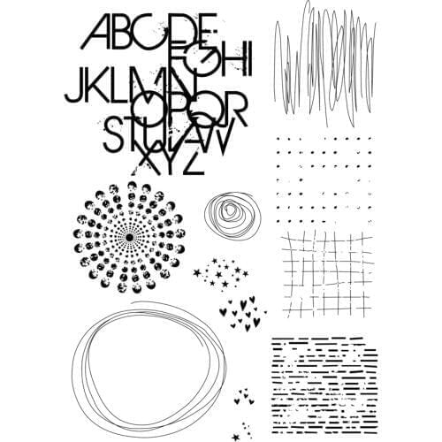 CLEAR STAMP German DIY Scrapbook Card album paper craft silicon rubber roller transparent stamps LK17