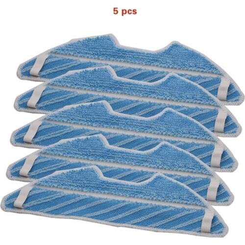 Robot vacuum cleaner, 5 pieces for Congas mop cloth side brush 1290 y series 1390 robot vacuum cleaner parts