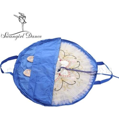 Blue Professional Ballet Tutu Bag Rose Red Waterproof Oxford Foldable Soft Ballet Bags Ballet Tutu Case Package AS8630