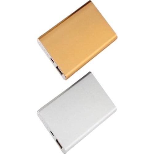 4500 MAh Portable Charger Ultra-thin Slim Power Bank Adapter With The 0.9cm Thickness USB Phone Charger Phone Accessories