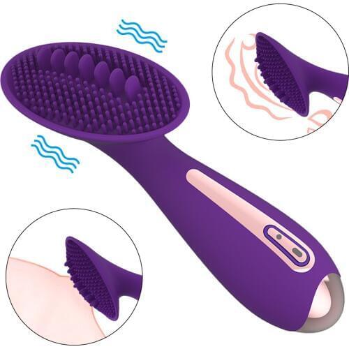 Nipple Massage Vibrator 10 Frequency Vibrating Clitoris Stimulator Massager Women Masturbator Adults Sex Toys USB Vibrator