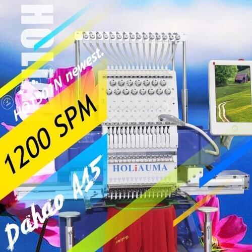 10 Years Service!!!1 Head Used High Effciency 15 Needles Embroidery Machine Swf Embroidery Machines Uae 1200 SPM