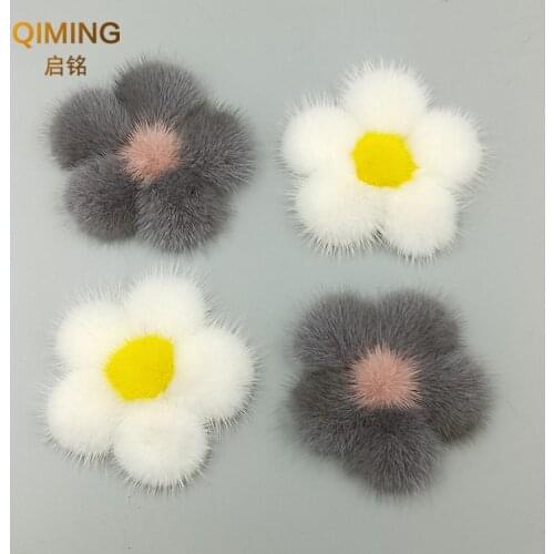 100% Real Mink Maohuaduo Accessories Diy Shoes Clothing Pants Hats Scarf Shawl Leather And Fur Ornaments
