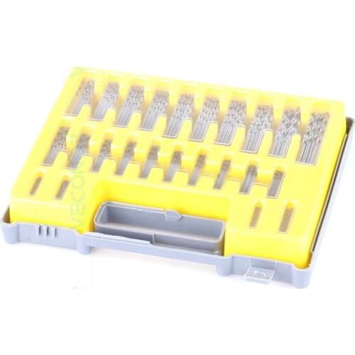150Pcs Mini twist drill Bit Kit HSS Micro Precision Twist Drill for PCB Crafts Jewelry Drilling Tool 0.4mm-3.2mm