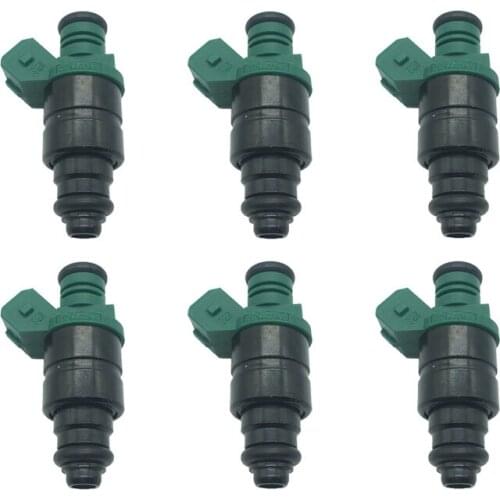 6Pcs Car Fuel injector For 037906031AA 1,6 Chantale VW Beetle Golf 4 5 Seat Leon Toledo OEM 037906031AA