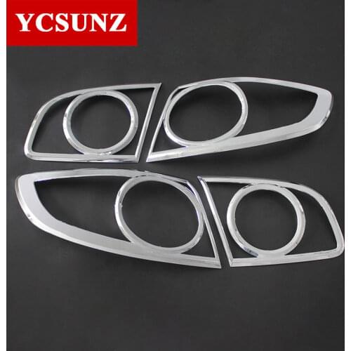 ABS Tail Light Cover Car Exterior Lamp Hood Parts rear light Accessories For Hyundai Santafe Santa fe 2008 2009 2010 2011 2012
