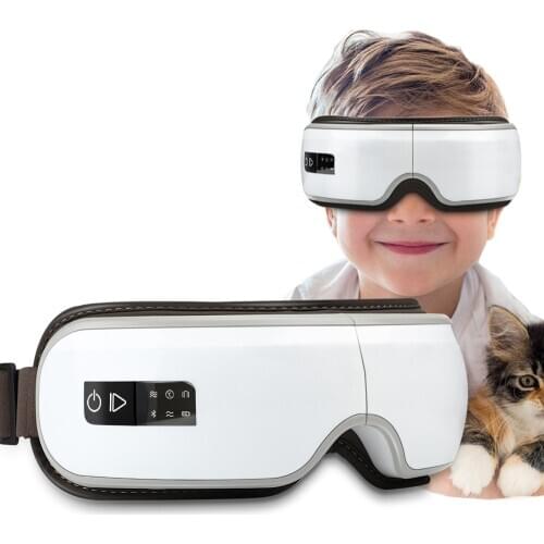 Electric Eye Massager Hot Compress Massage Glasses Vibration Eyes Massage Care Device For Tired Eyes Eye Anti Wrinkles