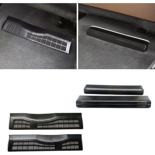 For Audi A6 C7 C8 2011-2021 Under Seat Floor Rear AC Heater Air Conditioner Duct Vent Cover Grill Outlet Cover Trim