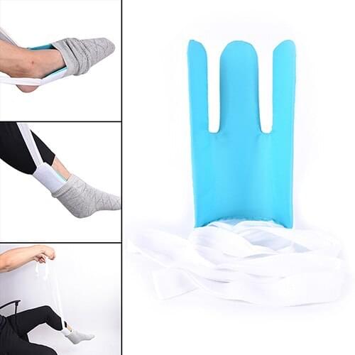 New HTHL Sock Stocking Aid Puller Assit Disabilty Aid Helper, Terry Cloth Dressing Bone Care