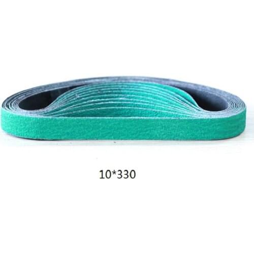 NEW 20 pcs 330*10mm Zirconium corundum belt Abrasive Sanding Belt for Metal belt grinder 577F