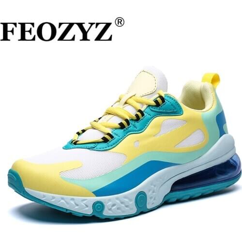 FEOZYZ New Shock Absorption Unisex Running Shoes Air Sole Low Top Breathable Summer Sneakers Men Women Trainers Sport Shoes