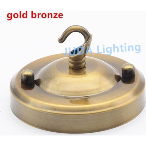 Retro Ceiling rose ceiling canopy with closed / opening hook Edison vintage E27 lamp holder for chandelier led bulb pendant lamp