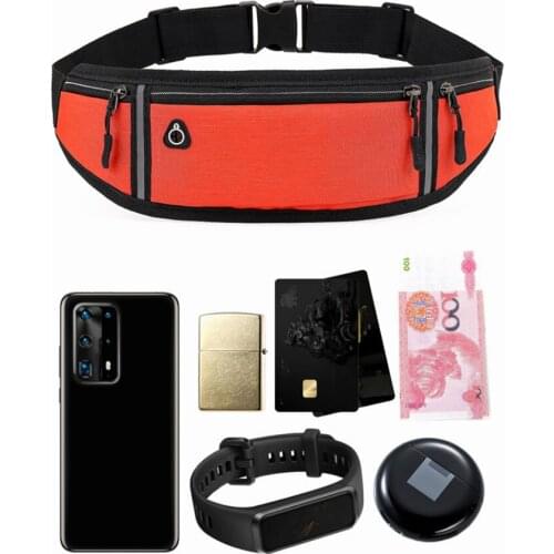 Professional Running Waist Bag Sports Belt Mobile Phone Bag Waterproof Men Women Hidden Pouch Gym Fishing Bags Running Belt