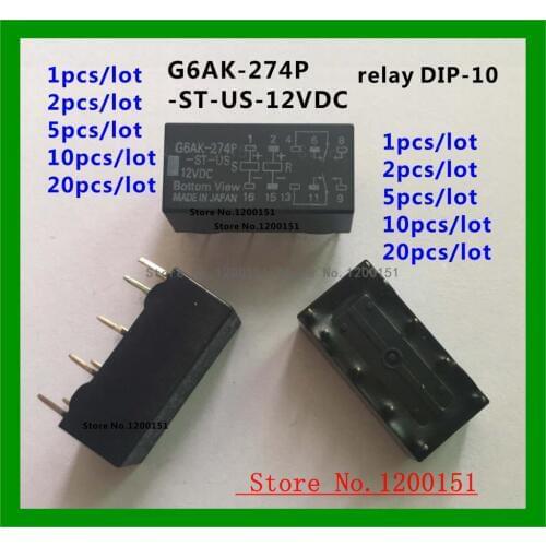G6AK-274P G6AK-274P-ST-US-12VDC relay DIP-10