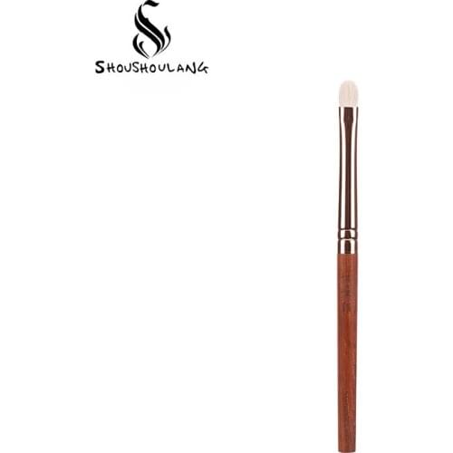 Shoushoulang Professional Handmade Make Up Brush B12 Small Eye Shadow Brush Soft Saibikoho Goat Hair Makeup Brushes