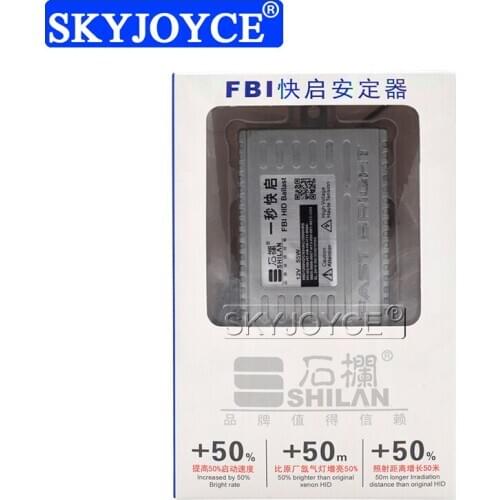 SKYJOYCE 2PCS 12V 55W Fast Start Slim HID Ballast Xenon Block Ignition Electronic Ballast For HID Kit Xenon H7 H1 H11 H3 D2H