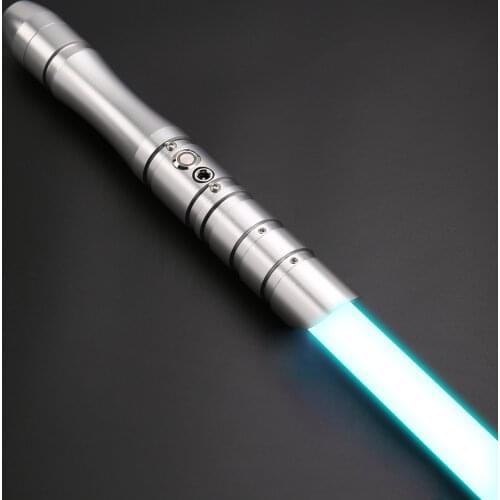 SaberFeast RGB Lightsaber Hot Sale Heavy Dueling LED with 7/8 inch Blade Metal Handle FOC Force FX Cosplay Christmas Toy-028