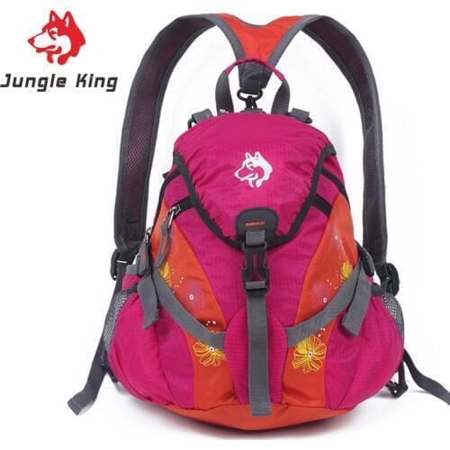 Jungle King Outdoor mountaineering bags cycling pocket running diagonal travel backpacks children bags adult travel packages15L