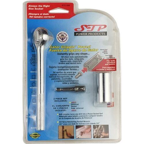 Universal Manual Repair Tool Ratchet Socket Wrench Handle Power Drill Adapter