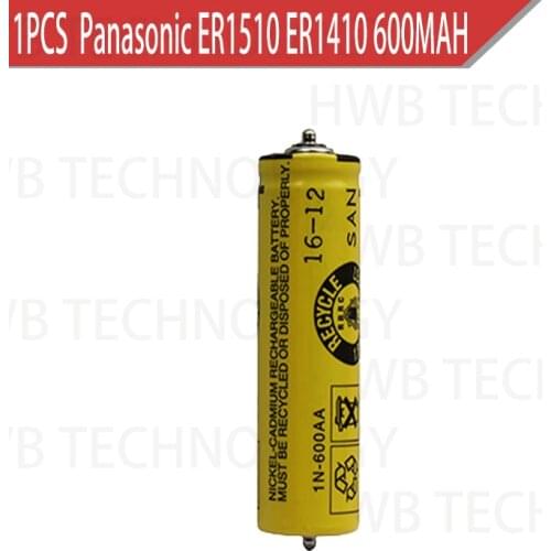 1PCS/lot Ni-MH rechargeable battery for Panasonic hair trimmer clip ER1510 ER1410 ER506 ER154 ER1511 ER1611