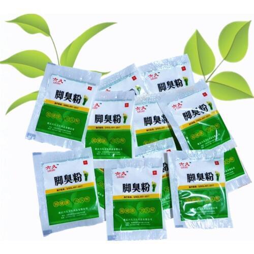 10 Bags Fungal Infections Foot Bath Powder Feet Care Athletes Foot, Foot Odor, Sweat, Itching, Peeling, Beriberi, Tinea Pedis