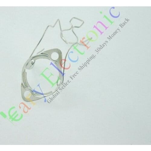 20pcs ceramics socket Shield 7T-45 45mm silver Tension spring for amplifier tube socket