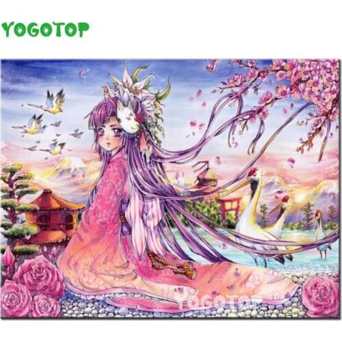 5d diy Newest ideas Gift diamond painting red hat lily girl diamond embroidery full square round diamond mosaic beauty YY5231