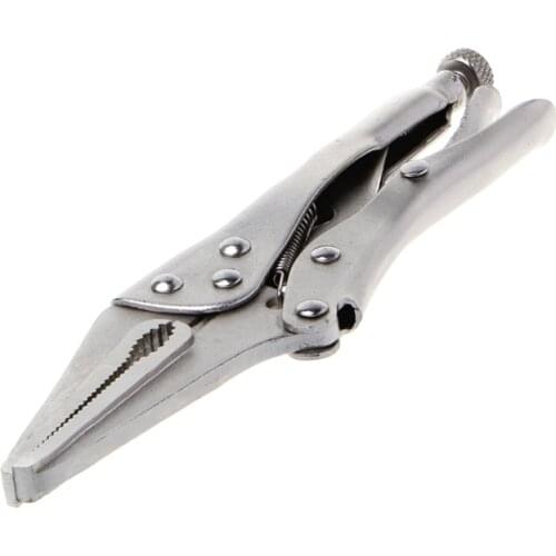 7Inch Locking Pliers Long Nose Straight Jaw Lock Vise Grip Clamp Hand Tool 165mm