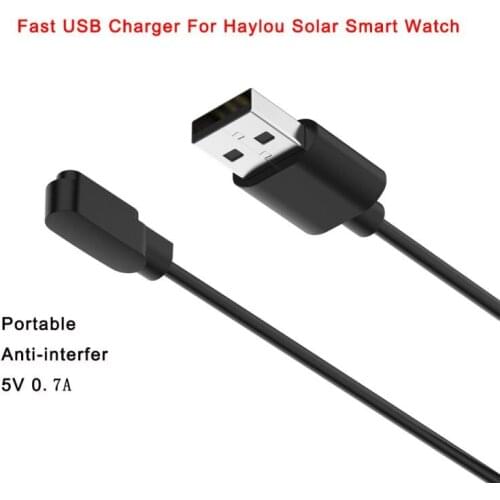 Watch Charger Adapter USB Charging Cable Holder Magnetic For Haylou Solar LS05 Smart Watch USB Charger Dock For Xiaomi LS05 2021