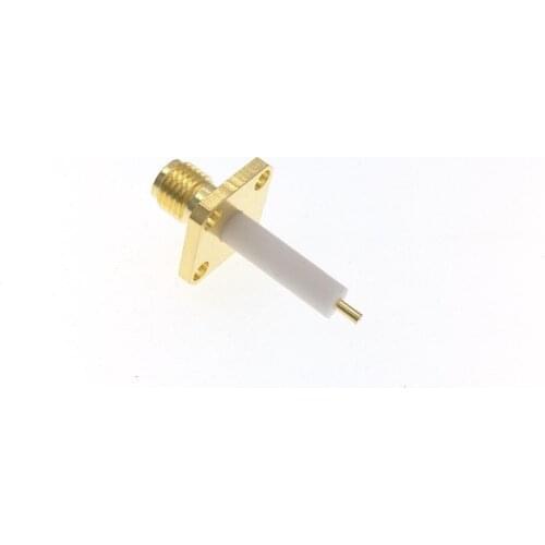 SMA Female Panel Connector With Long Dielectric
