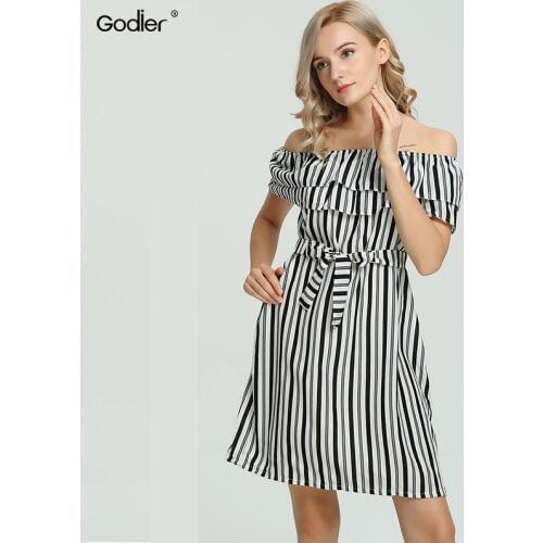 Godier Off-the-shoulder Summer Dresses