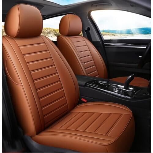 Custom PU Leather Car Seat Cover Set for Audi A5 A3 A4 A6 A7 A1 A8 Q3 Q5 Q7 100 R8 TT Cover Seats Supports Interior Accessories